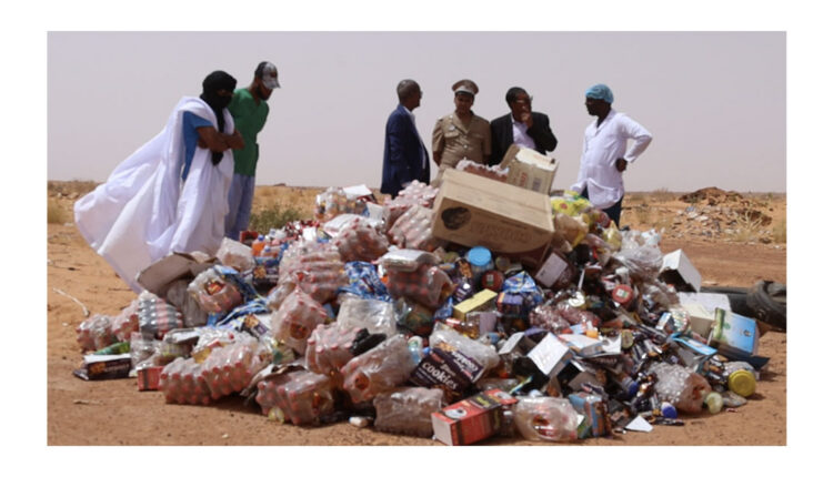 Tagant : destruction de trois tonnes de denrées alimentaires périmées